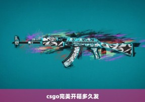 csgo完美开箱多久发