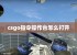 csgo指令操作台怎么打开