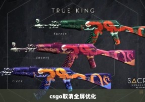 csgo取消全屏优化