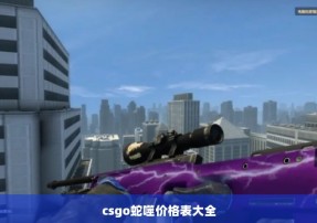 csgo蛇噬价格表大全