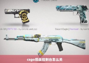 csgo观战控制台怎么关