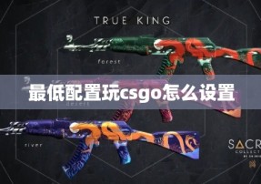 最低配置玩csgo怎么设置