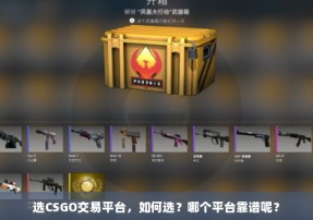 选CSGO交易平台，如何选？哪个平台靠谱呢？