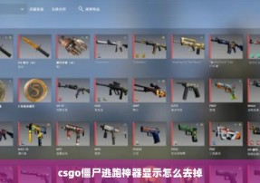 csgo僵尸逃跑神器显示怎么去掉