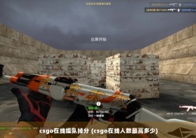 csgo在线组队掉分 (csgo在线人数最高多少)