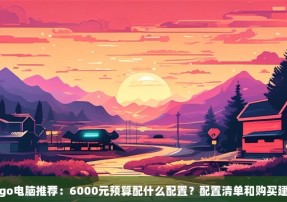 csgo电脑推荐：6000元预算配什么配置？配置清单和购买建议