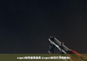 csgo2如何使用道具 (csgo2如何打开控制台)