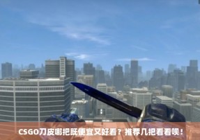 CSGO刀皮哪把既便宜又好看？推荐几把看看呗！