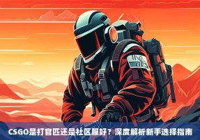 CSGO是打官匹还是社区服好？深度解析新手选择指南