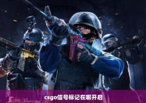 csgo信号标记在哪开启