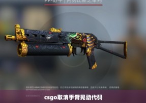 csgo取消手臂晃动代码