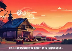 CSGO新武器啥时候安排？资深玩家有话说~