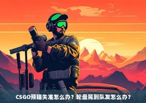 CSGO预瞄失准怎么办？轮盘晃到队友怎么办？