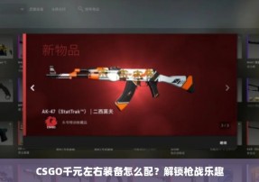 CSGO千元左右装备怎么配？解锁枪战乐趣