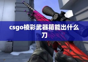 csgo棱彩武器箱能出什么刀