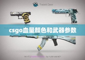 csgo血量颜色和武器参数