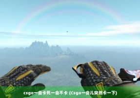 csgo一会卡死一会不卡 (Csgo一会儿突然卡一下)