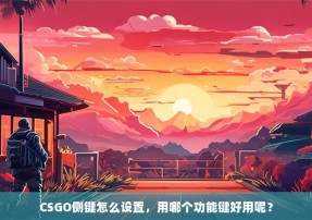 CSGO侧键怎么设置，用哪个功能键好用呢？