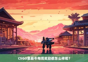 CSGO里最牛每周奖励都怎么样呢？