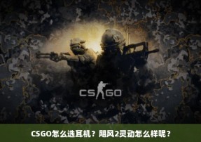 CSGO怎么选耳机？飓风2灵动怎么样呢？