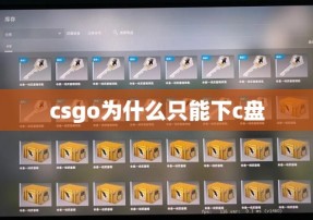 csgo为什么只能下c盘