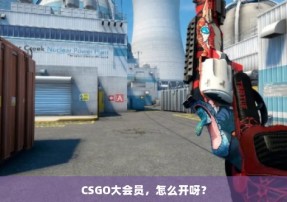 CSGO大会员，怎么开呀？