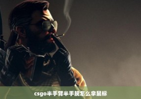 csgo半手臂半手腕怎么拿鼠标