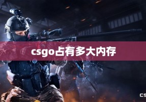 csgo占有多大内存