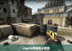 csgo5e饰品怎么取回