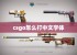 csgo怎么打中文字体