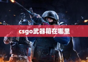 csgo武器箱在哪里