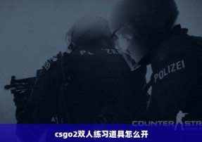 csgo2双人练习道具怎么开