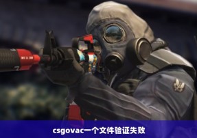 csgovac一个文件验证失败