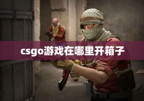 csgo游戏在哪里开箱子