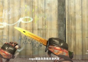 csgo移动失败有共享内容