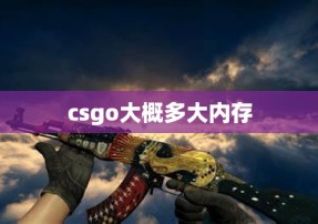 csgo大概多大内存