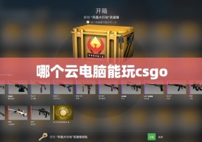 哪个云电脑能玩csgo