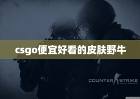 csgo便宜好看的皮肤野牛