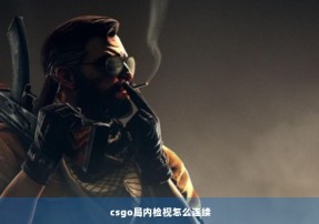 csgo局内检视怎么连续