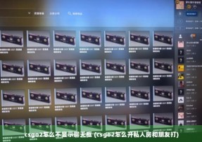 csgo2怎么不显示聊天框 (csgo2怎么开私人房和朋友打)