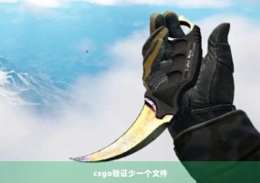 csgo验证少一个文件