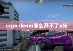 csgo demo怎么开不了x光