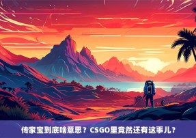 传家宝到底啥意思？CSGO里竟然还有这事儿？