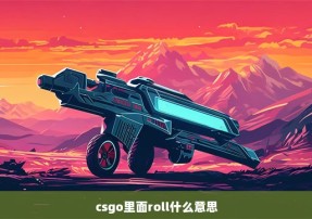 csgo里面roll什么意思