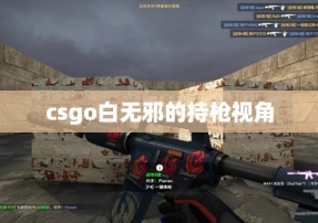 csgo白无邪的持枪视角