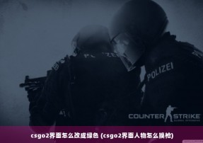 csgo2界面怎么改成绿色 (csgo2界面人物怎么换枪)