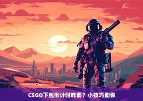 CSGO下包倒计时咋调？小技巧助你