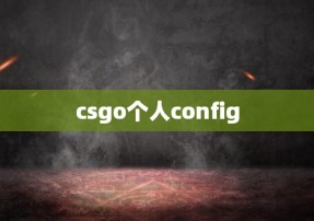 csgo个人config