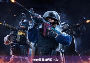 csgo里面如何打中文