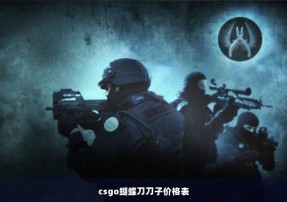 csgo蝴蝶刀刀子价格表